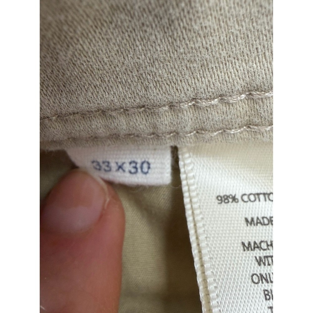 Onward Reserve Mens 5-Pocket Pants Khaki Tan Straight Leg Cotton‎ Blend 32x28 - Picture 10 of 10
